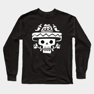 Mexican Skull Long Sleeve T-Shirt
